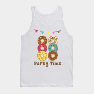 Donut Party Time Tank Top